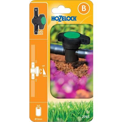 Hozelock 100-001-326 2765 Flow Control Valve 13Mm (Pack 2)