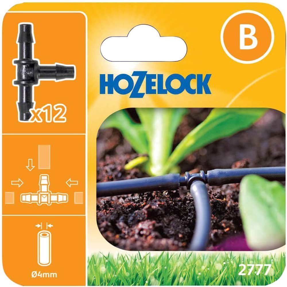 Hozelock 100-001-350 2777 T-Piece 4Mm (Pack 12) - Image 1
