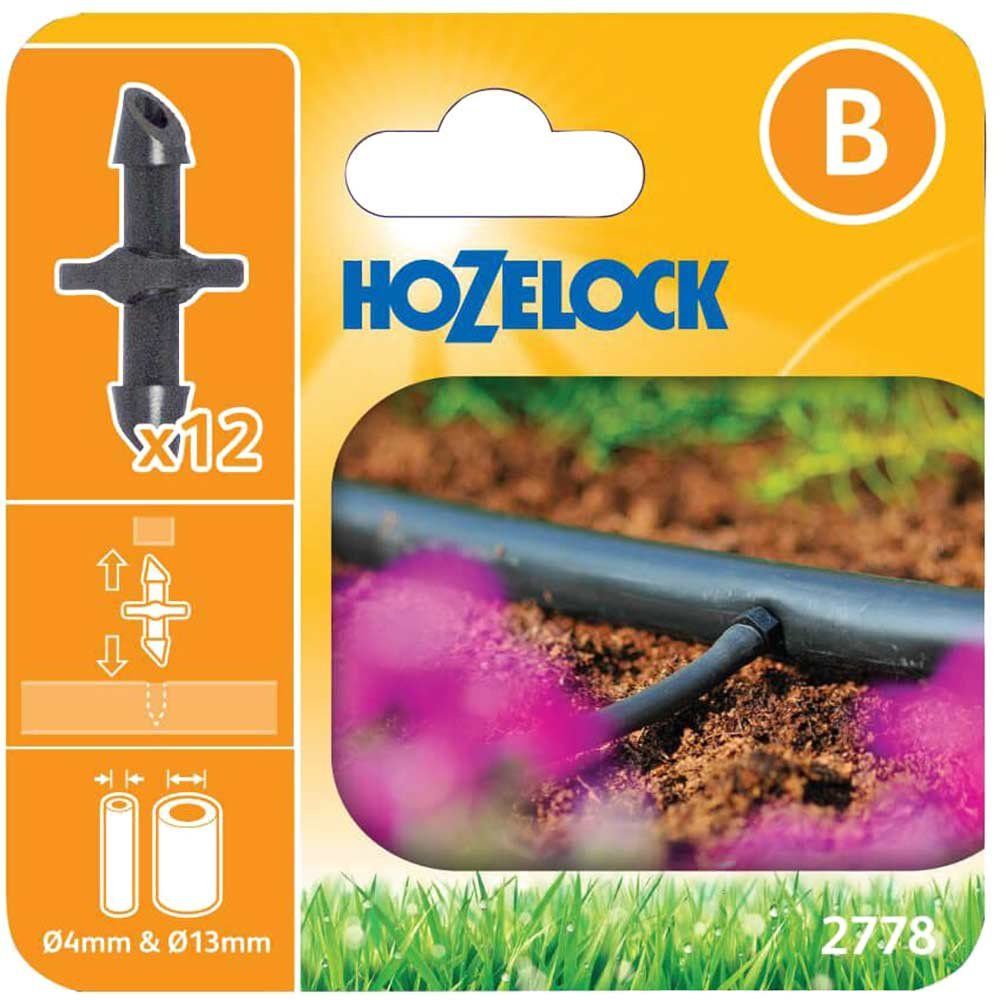 Hozelock 100-001-352 2778 Straight Connector 4Mm (Pack 12) - Image 1