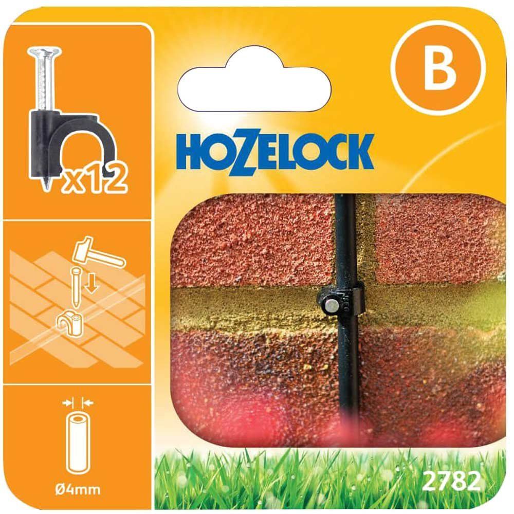 Hozelock MICRO Wall Clip 5/32" / 4mm Pack of 12 - Image 1
