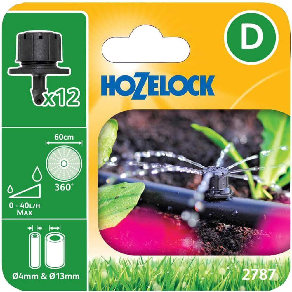 Hozelock 100-001-370 2787 End Of Line Adjustable Mini Sprinkler 4/13Mm (Pack 12) - Image 1