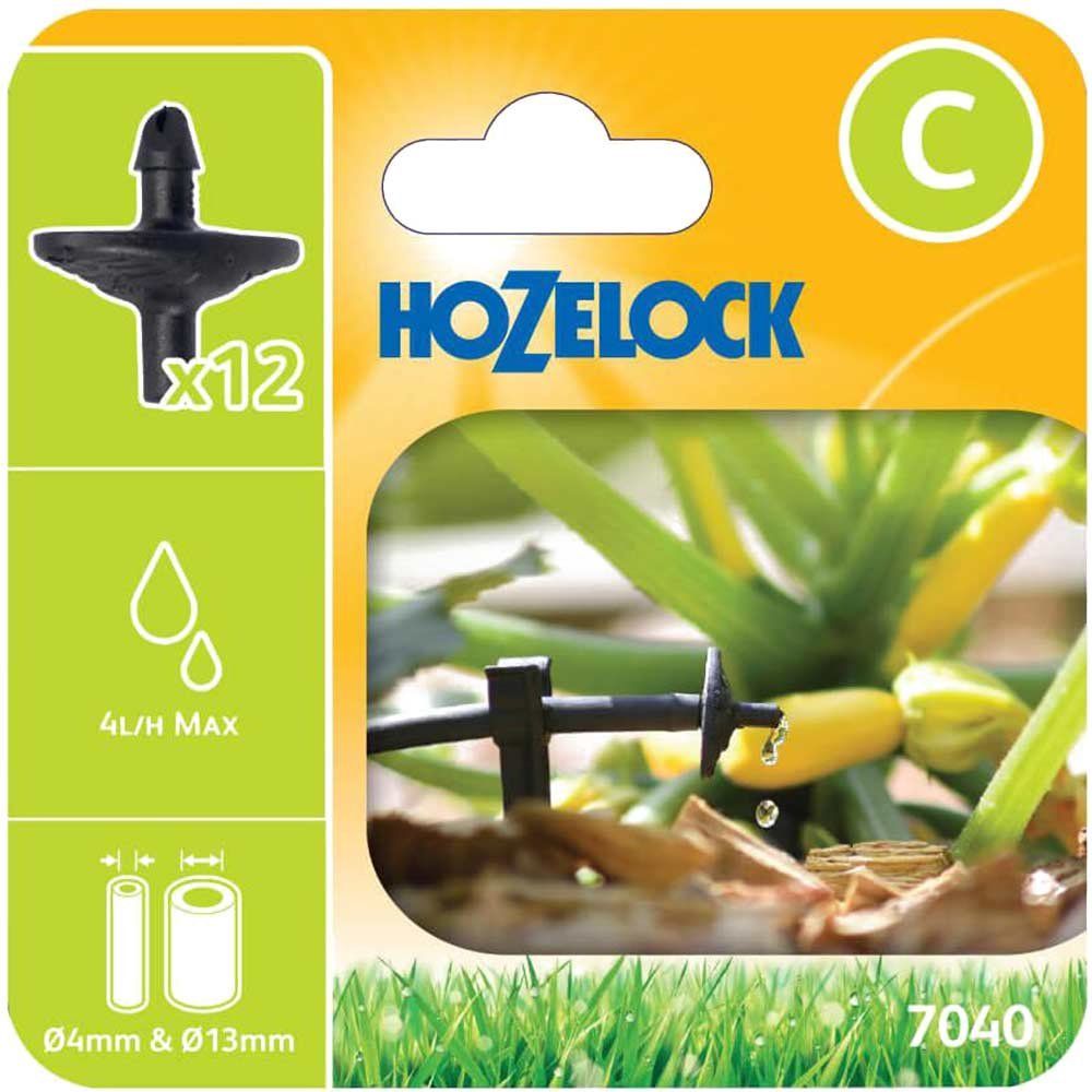 Hozelock MICRO Pinch Drip Pressure Compensating Dripper 5/32" (4mm) & 1/2" (12.5mm) Pack of 24 - Image 1