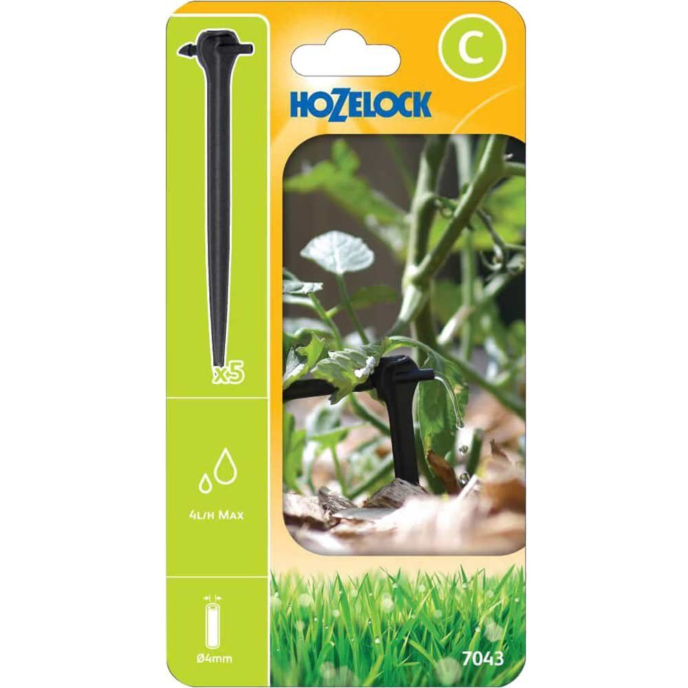 Hozelock MICRO Asta End Line Dripper Spike 5/32" / 4mm Pack of 12 - Image 1