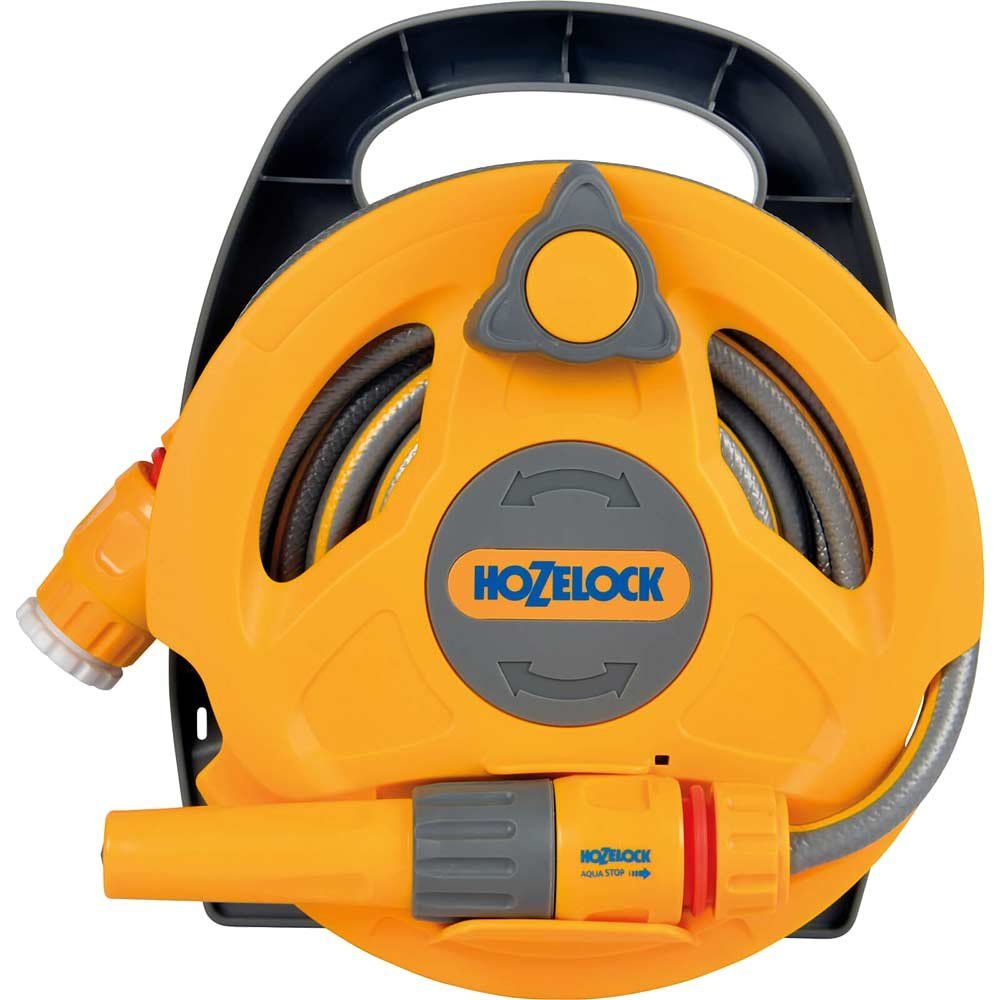 Hozelock 100-000-957 Micro Hose Reel + 10M Of 7Mm Hose - Image 1