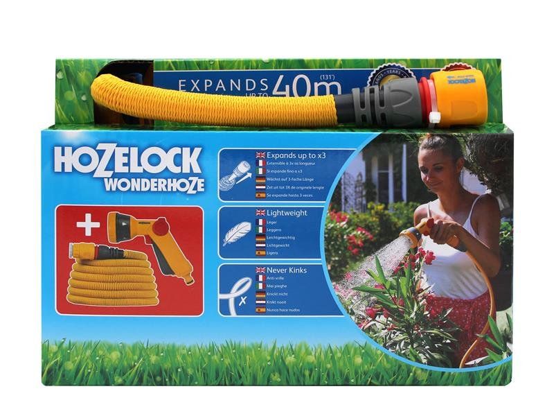 Hozelock 100-101-263 Wonderhoze 40M With Multi Spray Gun - Image 1