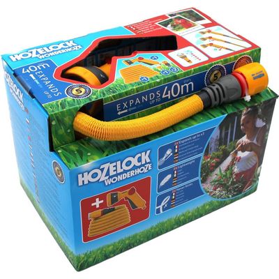 Hozelock 100-101-263 Wonderhoze 40M With Multi Spray Gun - Thumbnail 2