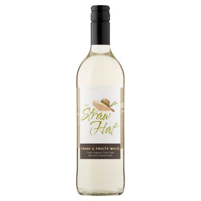 The Straw Hat Fresh & Fruity White 75cl - Thumbnail 2