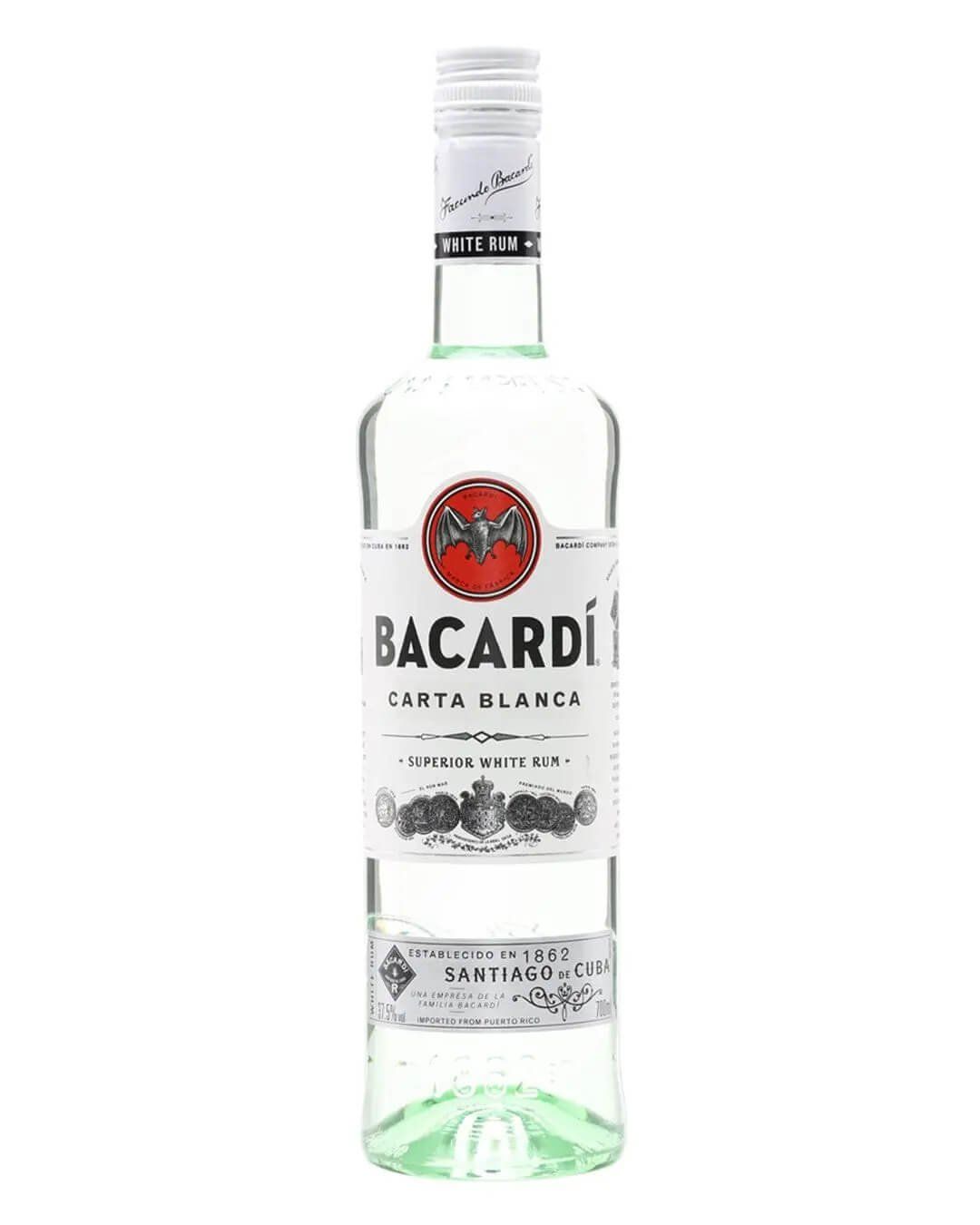 Bacardi Superior / Carta Blanca Rum / Litre Single Modernist Rum - Image 1