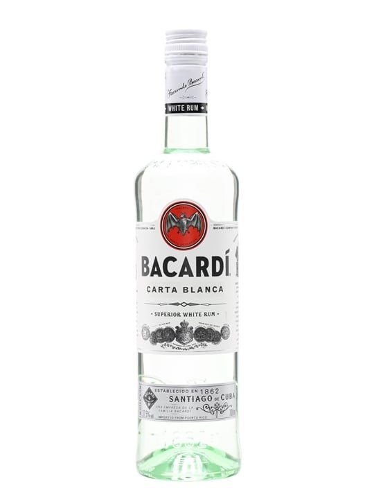 Bacardi Carta Blanca Rum Single Modernist Rum - Image 1