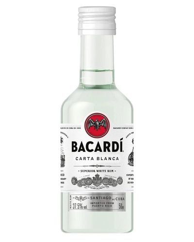Bacardi Carta Blanca Rum Miniature