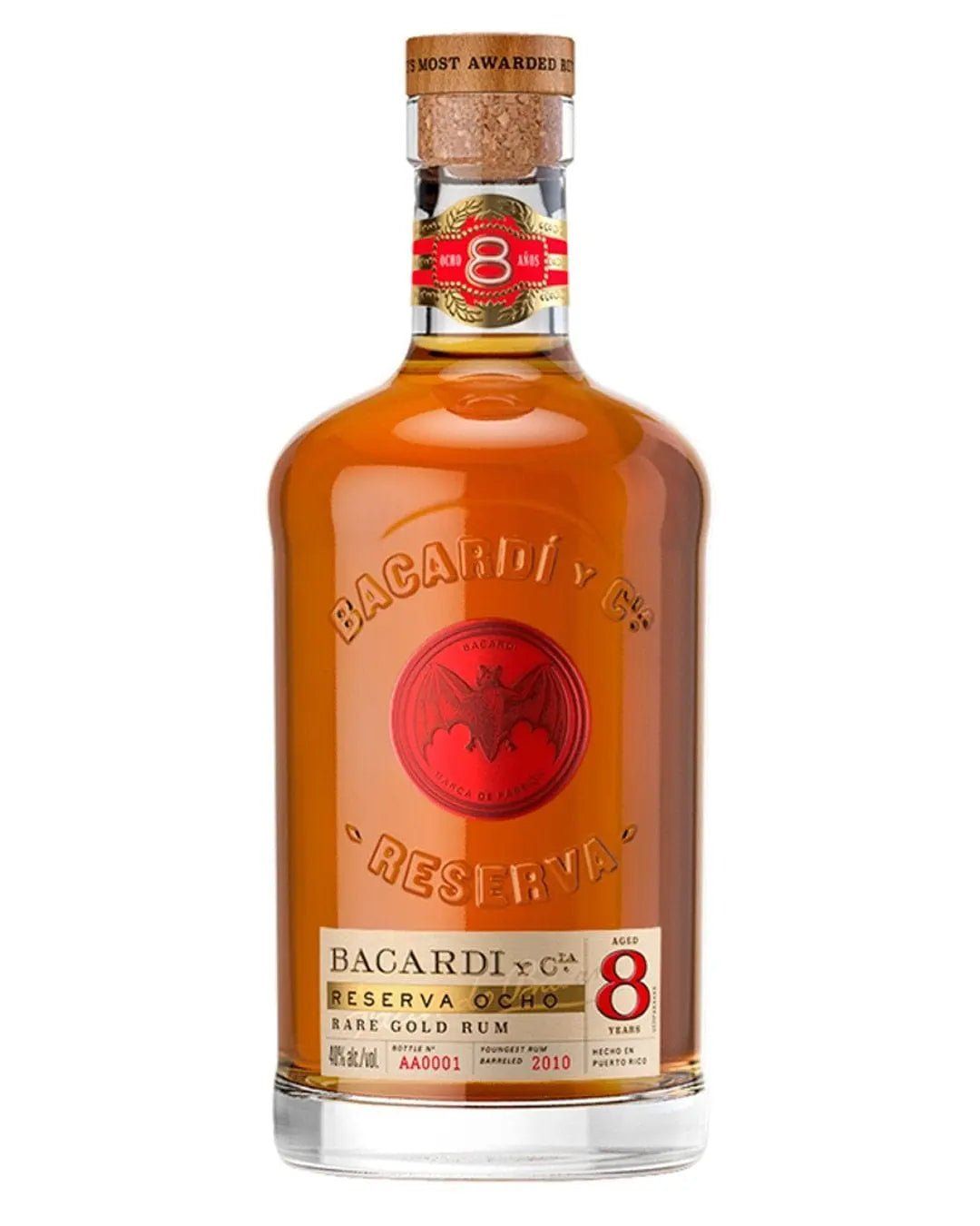 Bacardi 8 Year Old Reserva Ocho Rum Single Modernist Rum - Image 1