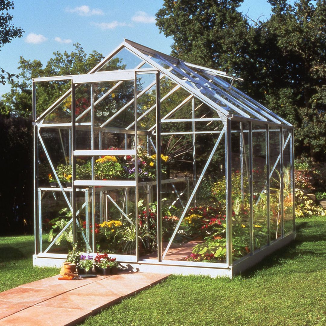 6'4 x 8'6 Halls Popular 68 Small Greenhouse (1.93 x 2.57m) - Image 1