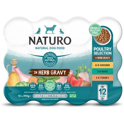 Naturo Grain Free Poultry Selection in Gravy