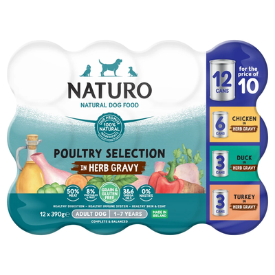 Naturo Grain Free Poultry Selection in Gravy - Thumbnail 2