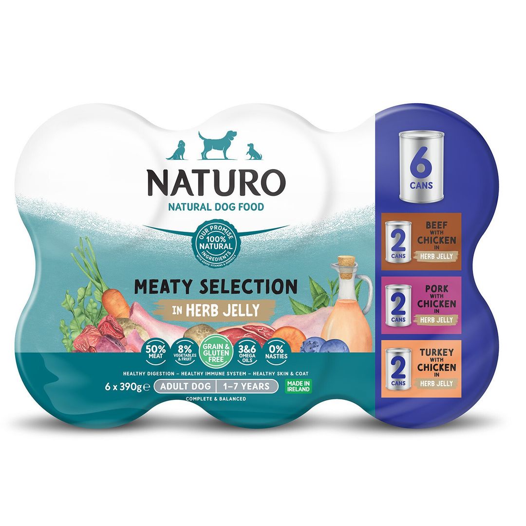 Naturo Grain Free Meaty Selection in Herb Gravy - Image 1