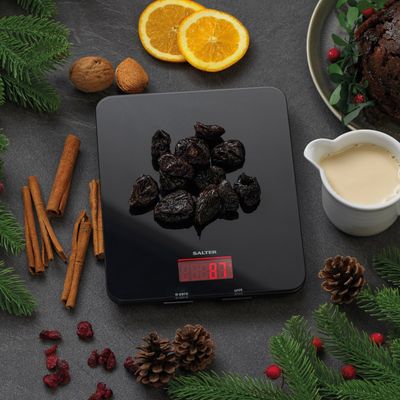 SALTER 1160 BKDR Digital Kitchen Scales - Black, Black