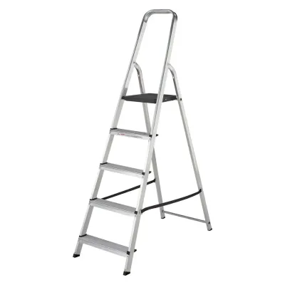 Werner 7400518L Stepladder 5 Tread High Handrail - Thumbnail 2