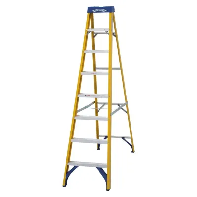 Werner 8 Tread Fibreglass Swingback Steps En131