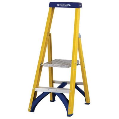 Werner 7170218 Fibreglass Platform Stepladder 2 Tread