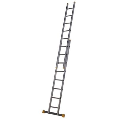Werner Werner 2.4m - 4.0m Box Section Double Extension Ladder