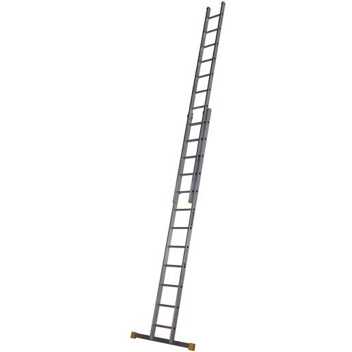 Werner Werner 3.5m - 6.0m Box Section Double Extension Ladder - Image 1