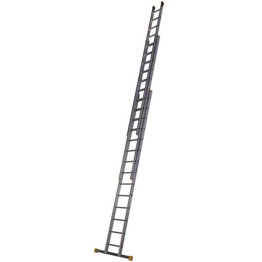 Werner Werner 4.1m - 10.2m Box Section Triple Extension Ladder - Image 1