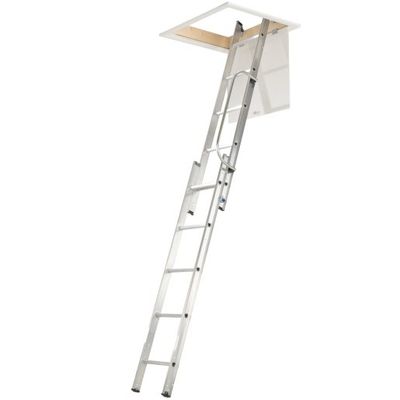 Werner Werner 2 Section Loft Ladder with Handrail