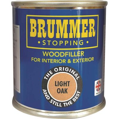 Brummer Wood Filler Light Oak 250g