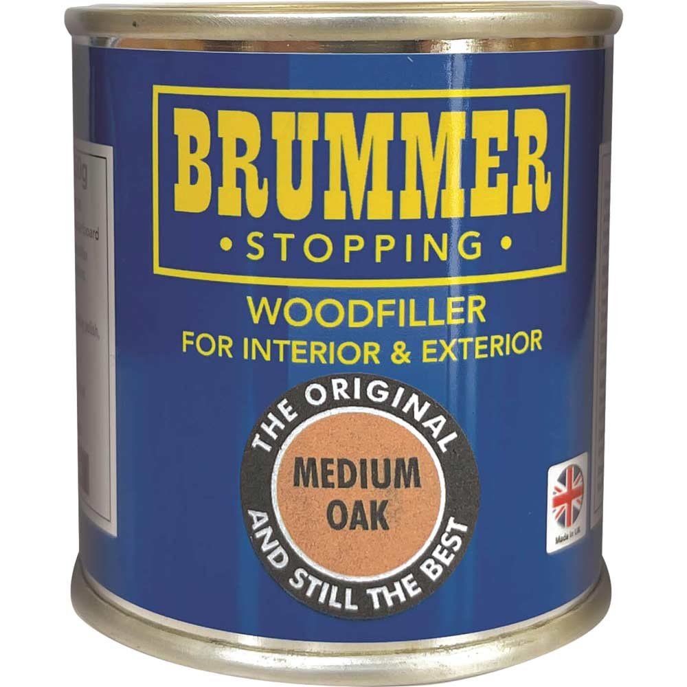 Brummer Wood Filler Medium Oak 250g - Image 1