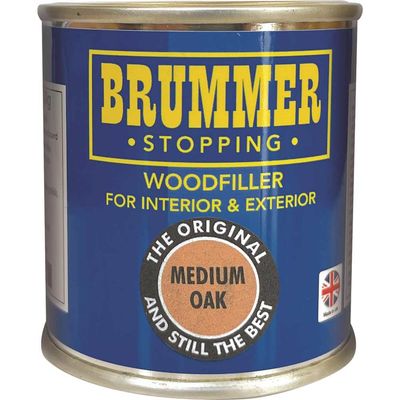 Brummer Wood Filler Medium Oak 250g