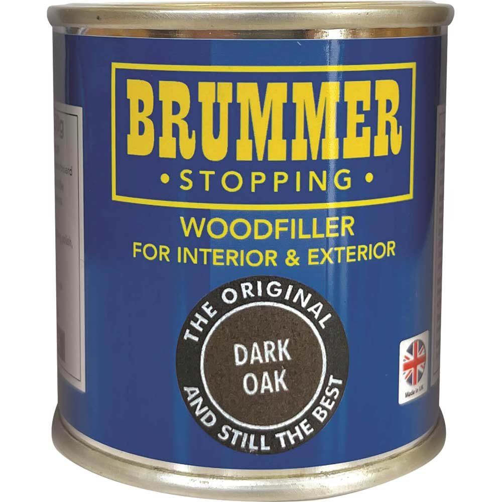Brummer Wood Filler Dark Oak 250g - Image 1