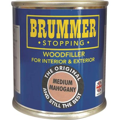 Brummer Wood Filler Medium Mahogany 250g