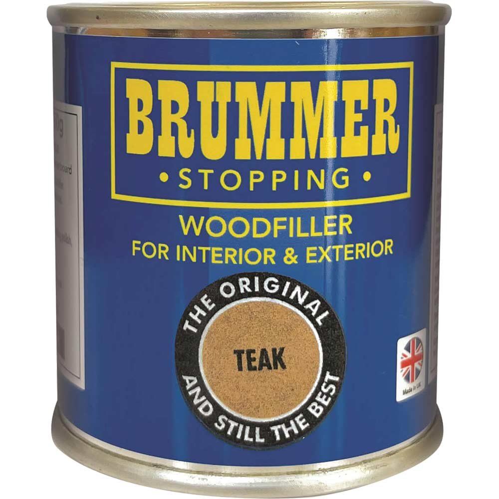 Brummer Wood Filler Teak 250g - Image 1