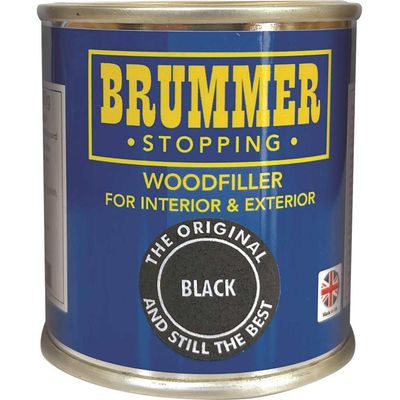 Brummer Wood Filler Black 250g