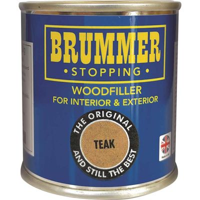 Brummer Wood Filler Teak 700g