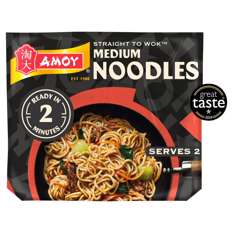 Amoy Medium Noodles 2 x 150g (300g) - Image 1