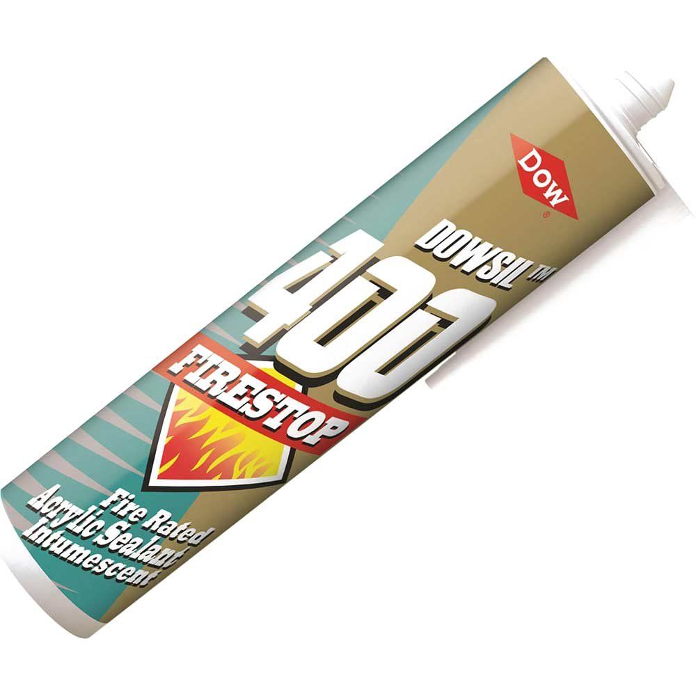 Dowsil 2938863/C06 Firestop 400 Acrylic Sealant White 380Ml - Image 1