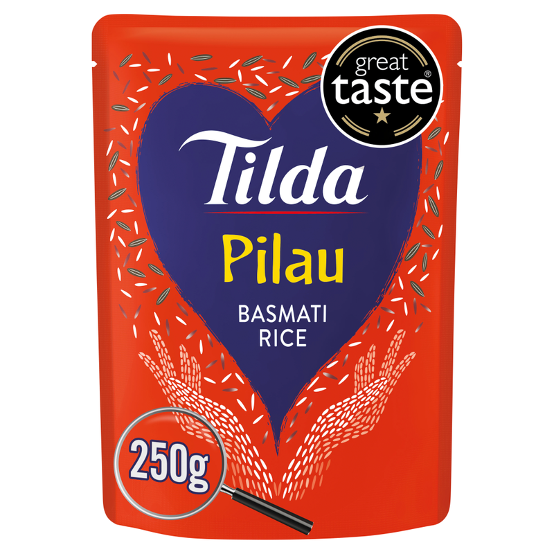 Tilda Microwave Pilau Basmati Rice 250g - Image 1