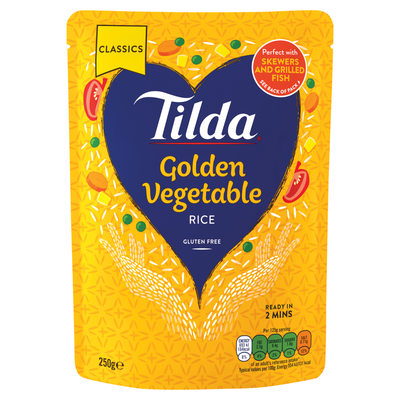 Tilda Classics Golden Vegetable Rice 250g - Thumbnail 2
