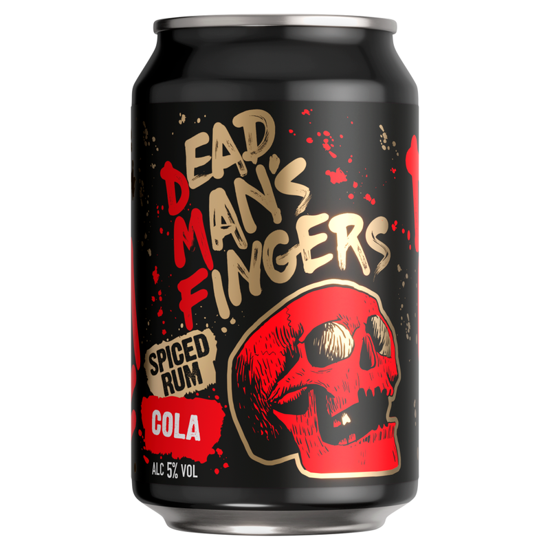 Dead Man’s Fingers Spiced Rum with Cola, 330 ml - Image 1