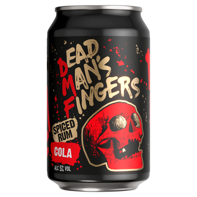 Dead Man’s Fingers Spiced Rum with Cola, 330 ml
