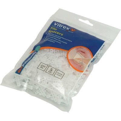 Vitrex 102041 Floor Tile Spacers 4Mm (Pack 250)