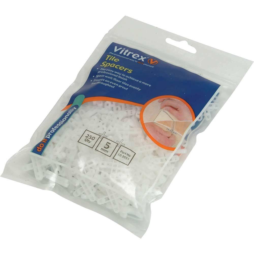 Vitrex 102051 Floor Tile Spacers 5Mm (Pack 250) - Image 1