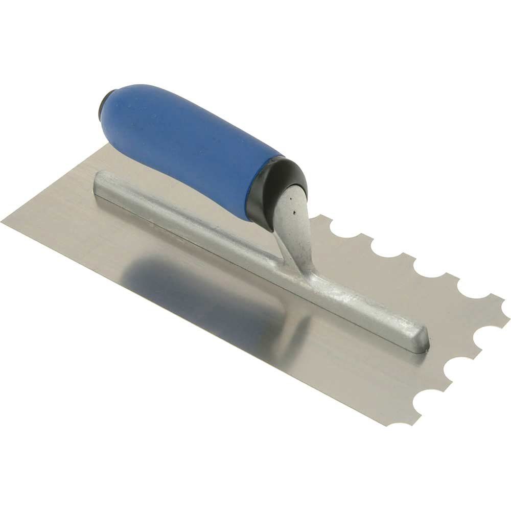 Vitrex 102906 Professional Stainless Steel Adhesive Trowel Round Notches 20Mm - Image 1