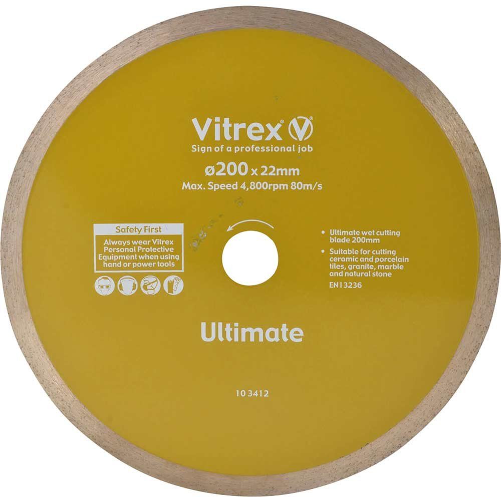 Vitrex 103412 Ultimate Diamond Blade 200Mm - Image 1