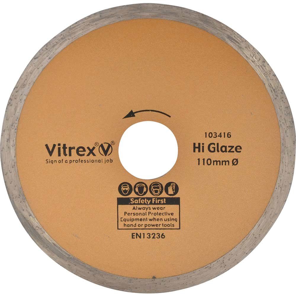 Vitrex 103416 Hi Glaze Diamond Blade 110Mm - Image 1