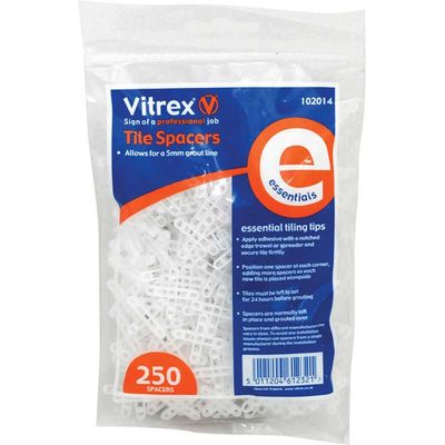 Vitrex 102014 Essential Tile Spacers 5Mm (Pack 250)