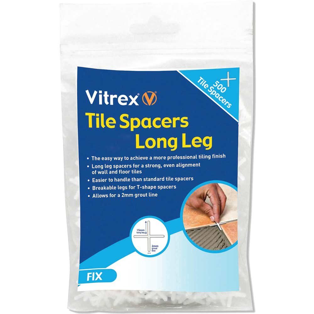 Vitrex LLS4500 Long Leg Spacer 4Mm (Pack 500) - Image 1