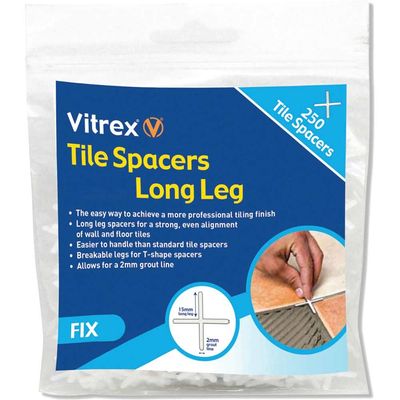 Vitrex LLS5250 Long Leg Spacer 5Mm (Pack 250)