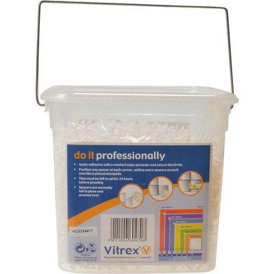 Vitrex Plastic Wall Tile Spacers 2.5mm Pack of 3000